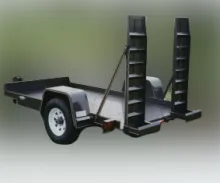 Single Axle Scissor Lift Trailers
